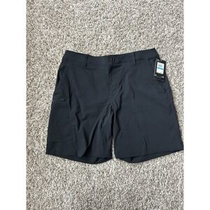 Under Amour Golf Shorts Men's 36 Black Loose Fit 7 In Inseam Storm Outdoor Chino